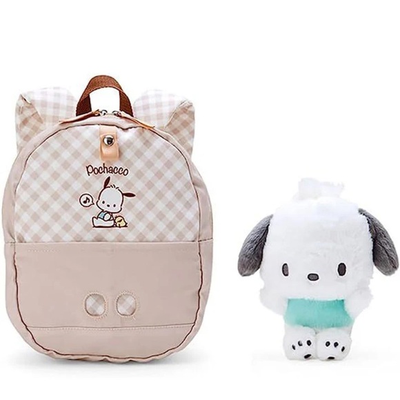 Sanrio Handbags - ✅Sanrio Mini Backpack with Plush Pochacco NEW!